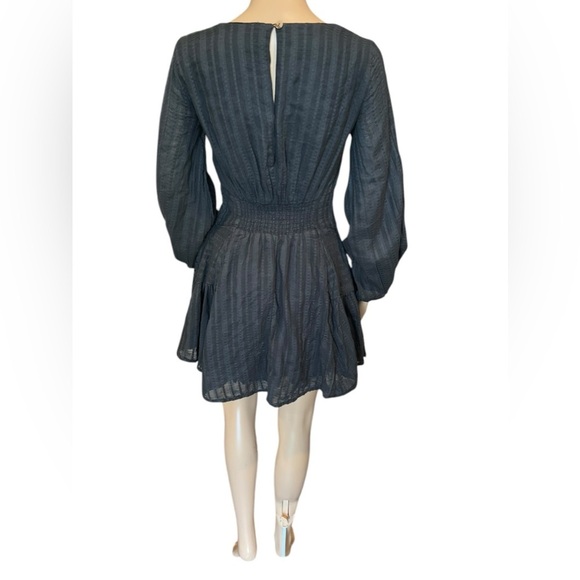 FREE PEOPLE DRESS Womens PATCHWORK OF MY DREAMS MINI Boho Pockets Lace Crochet S - Picture 6 of 16